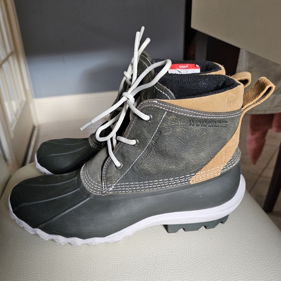 WOLVERINE Torrent Waterproof Granite Anti-Fatigue Boots W880220 USA 12M eu45 - Picture 5 of 13